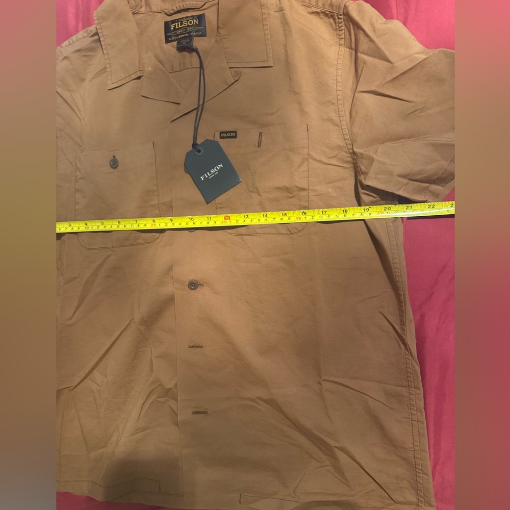 Filson Greenwood Camp Short Sleeve Shirt - Picture 3 of 5